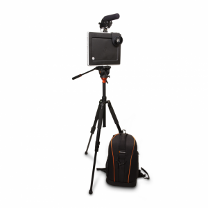 Padcaster media gear for iPad includes case tripod backpack microphone